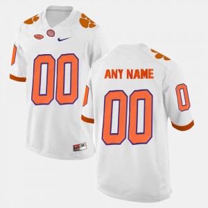 Mens #00 Limited Football Clemson Tigers college Customized Jersey - White