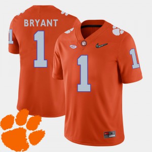 Mens 2018 ACC Football Clemson University #1 Martavis Bryant college Jersey - Orange