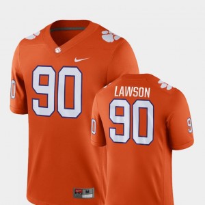 Mens #90 Clemson Football Game Shaq Lawson college Jersey - Orange