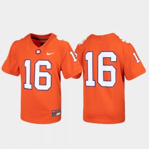 Youth(Kids) Clemson Tigers Untouchable #16 Football college Jersey - Orange